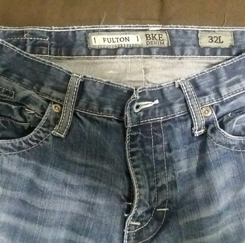 Mens BKE Fulton jeans 32L